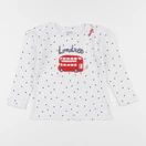 Vertbaudet - tee-shirt blanc - 4 ans