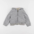 IKKS - sweat réversible gris - 3 ans