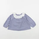 Jacadi - blouse bleu, blanc - 24 mois