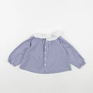 Jacadi - blouse bleu, blanc - 24 mois