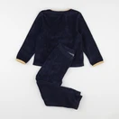 Vertbaudet - pyjama velours bleu - 6 ans