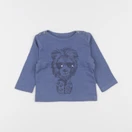 Vertbaudet - tee-shirt bleu - 3 mois