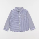 Tape à l'oeil - chemise bleu, blanc - 2 ans