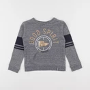 Okaidi - tee-shirt blanc, bleu - 3 ans