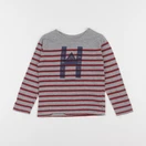 Okaidi - tee-shirt gris, rouge - 3 ans