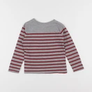 Okaidi - tee-shirt gris, rouge - 3 ans