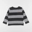 Okaidi - tee-shirt gris, noir - 3 ans