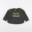 Petit Bateau - sweat vert - 24 mois