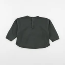 Petit Bateau - sweat vert - 24 mois