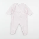 Petit Bateau - pyjama velours rose - 6 mois