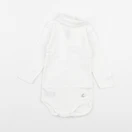 Petit Bateau - body à col blanc - 6 mois