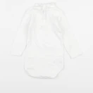 Petit Bateau - body à col blanc - 6 mois