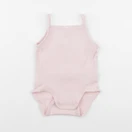 H&M - body rose - 6/9 mois