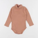 Petit Bateau - body à col orange - 24 mois