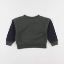 Petit Bateau - sweat vert - 24 mois