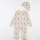 Vertbaudet - pyjama coton beige - 12 mois