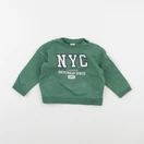 H&M - sweat vert - 9/12 mois