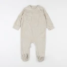 Fresk - pyjama velours beige - 6/12 mois