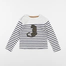 Galeries Lafayette - tee-shirt bleu - 3 ans