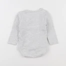 Vertbaudet - body gris - 9 mois