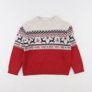 Vertbaudet - pull rouge - 5 ans