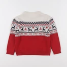 Vertbaudet - pull rouge - 5 ans