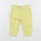 Vertbaudet - pantalon jaune - 9 mois