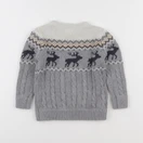 Vertbaudet - pull gris - 3 ans