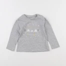 Vertbaudet - tee-shirt gris - 18 mois