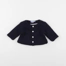 Jacadi - veste doublé bleu - 3 mois
