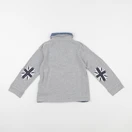 Vertbaudet - polo gris - 5 ans
