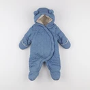 Vertbaudet - combi-pilote bleu - 3 mois