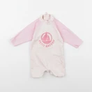 Petit Bateau - combi de bain beige, rose - 6 mois