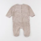 Vertbaudet - pyjama velours beige - 3 mois