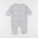 Vertbaudet - pyjama velours gris - 3 mois