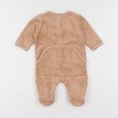 Vertbaudet - pyjama velours marron - 3 mois
