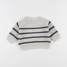 Vertbaudet - pull beige - 9 mois
