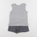 Vertbaudet - pyjama coton bleu - 4 ans