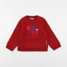 Jacadi - sweat rouge - 36 mois