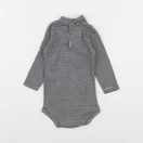Petit Bateau - body à col multicolore - 6 mois