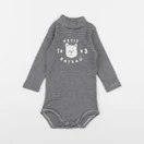 Petit Bateau - body à col multicolore - 6 mois