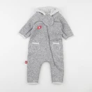 Red Castle - sur-pyjama gris - 6/12 mois