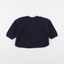 Petit Bateau - sweat bleu - 12 mois