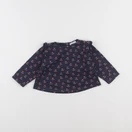 Boutchou - sweat bleu - 6 mois