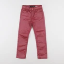 IKKS - pantalon simili cuir rouge - 4 ans