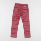 IKKS - pantalon simili cuir rouge - 4 ans