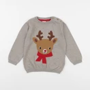 H&M - pull marron - 9/12 mois