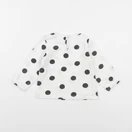 H&M - tee-shirt blanc, noir - 6/9 mois