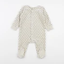 Quincy Mae - pyjama velours beige - 6 mois