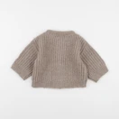 Vertbaudet - gilet marron - 9 mois